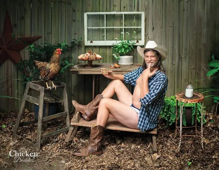 "Chicken Daddies" Calendar Features Men Posing With Chickens And Here Are 25 Of Their Best Shots