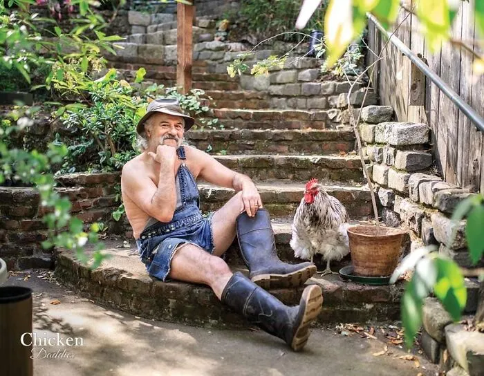 "Chicken Daddies" Calendar Features Men Posing With Chickens And Here Are 25 Of Their Best Shots
