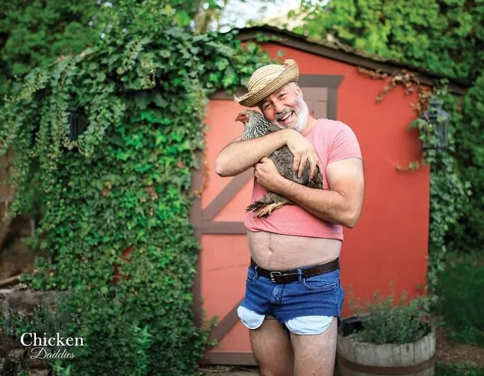 "Chicken Daddies" Calendar Features Men Posing With Chickens And Here Are 25 Of Their Best Shots