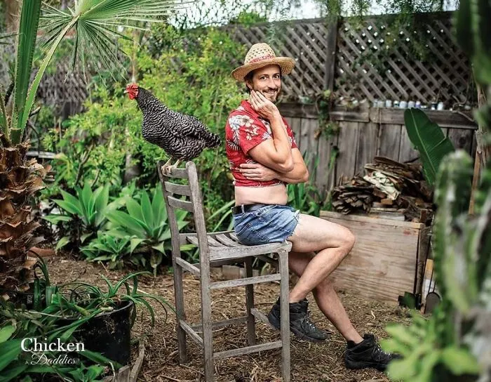 "Chicken Daddies" Calendar Features Men Posing With Chickens And Here Are 25 Of Their Best Shots