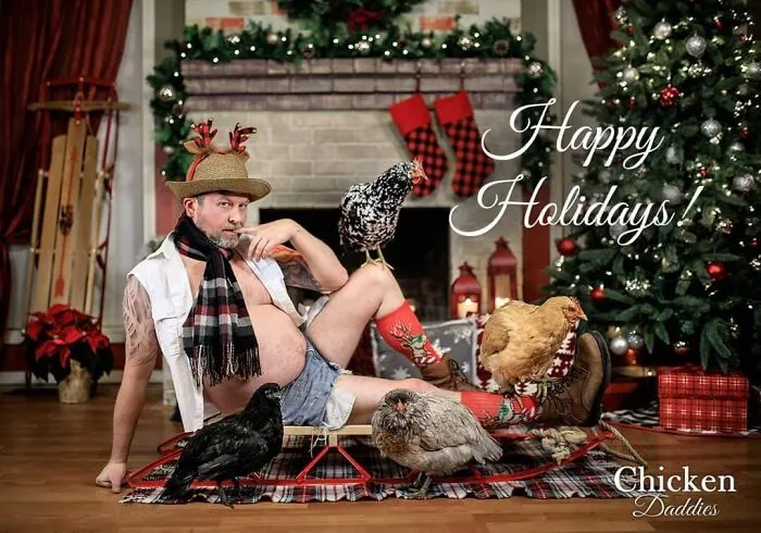 "Chicken Daddies" Calendar Features Men Posing With Chickens And Here Are 25 Of Their Best Shots
