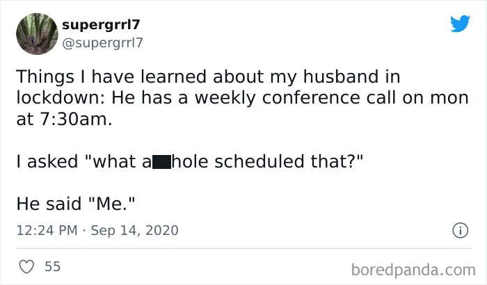 35 Hilarious Tweets That Show What People Learned About Their Partners While Working From Home