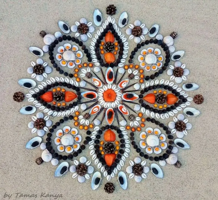 I’m A Land Artist And I Make Mandalas From The Seasonal Materials I Find On My Walks (29 Pics)