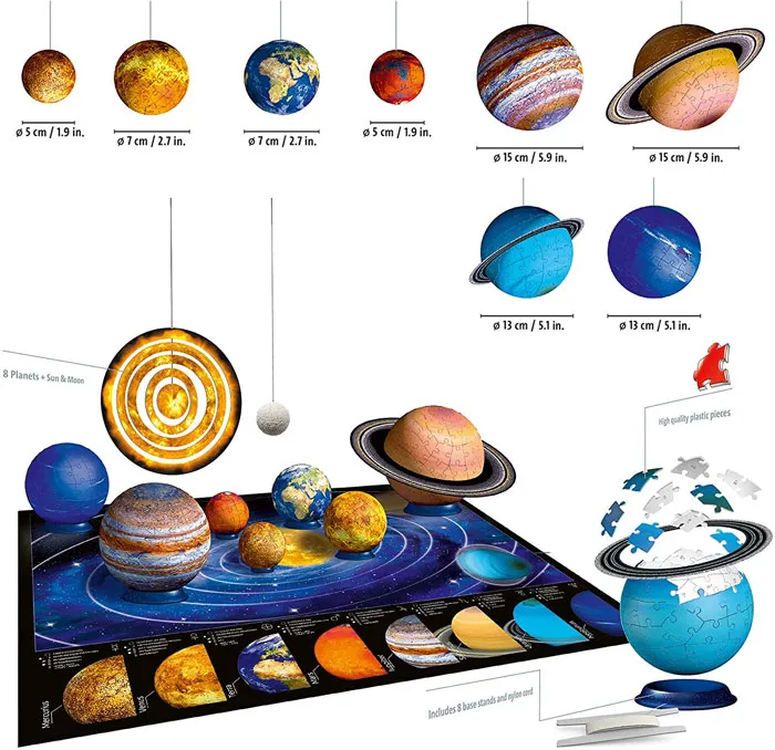 Ravensburger Solar System 3D Puzzle Set