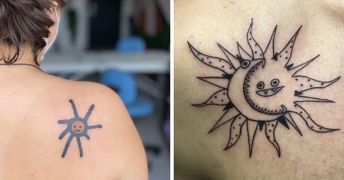Esta tatuadora es conocida por no saber dibujar y por eso a la gente le gustan tanto sus diseños (32 fotos)