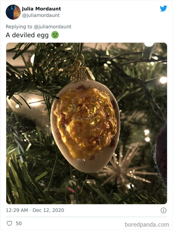 Mom And Daughter Have Been Exchanging The Ugliest Ornaments For Christmas And Their Tree Is Getting More Hilarious Each Year (23 Pics)