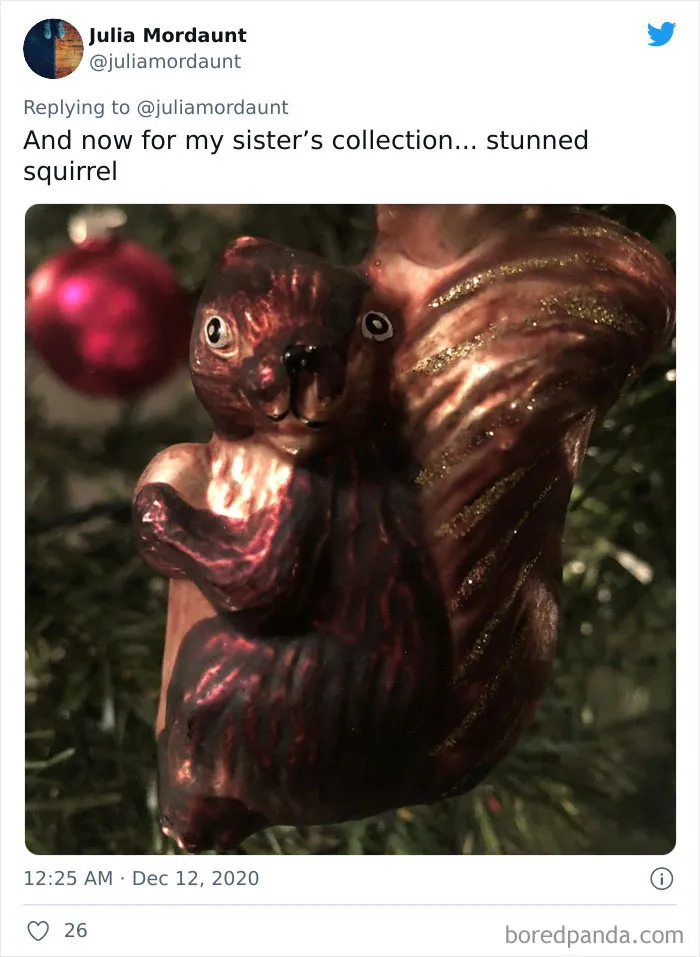 Mom And Daughter Have Been Exchanging The Ugliest Ornaments For Christmas And Their Tree Is Getting More Hilarious Each Year (23 Pics)