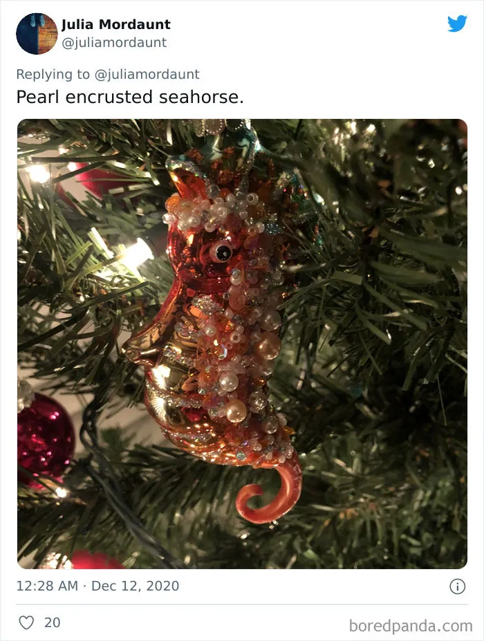 Mom And Daughter Have Been Exchanging The Ugliest Ornaments For Christmas And Their Tree Is Getting More Hilarious Each Year (23 Pics)
