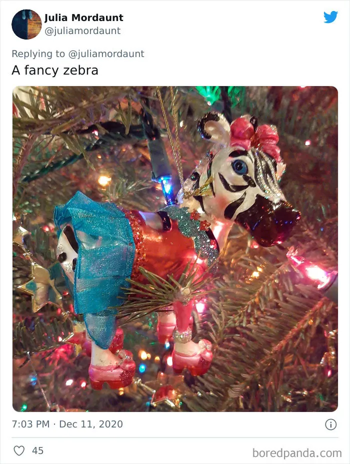 Mom And Daughter Have Been Exchanging The Ugliest Ornaments For Christmas And Their Tree Is Getting More Hilarious Each Year (23 Pics)