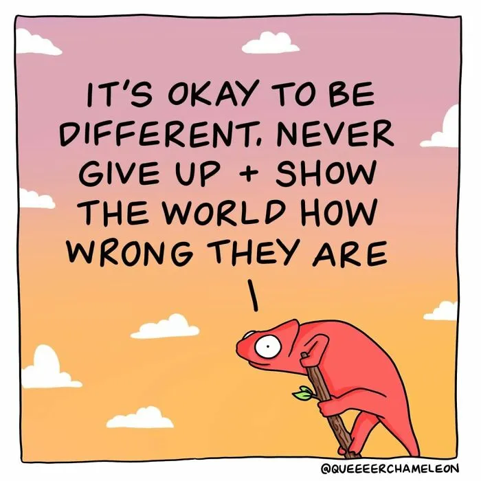 Artist Creates Queer Chameleon Comics Where The Characters Talk About Their Sexualities And Identities (26 Pics)