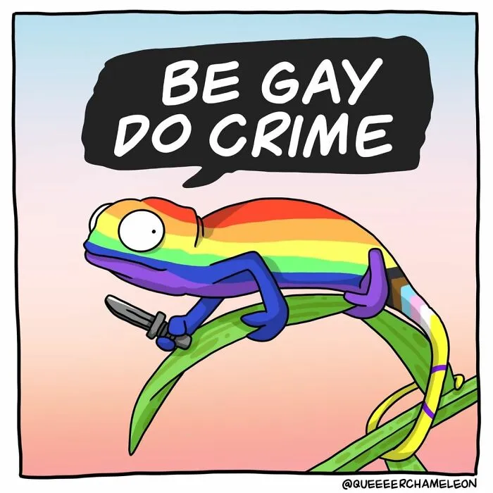 Artist Creates Queer Chameleon Comics Where The Characters Talk About Their Sexualities And Identities (26 Pics)