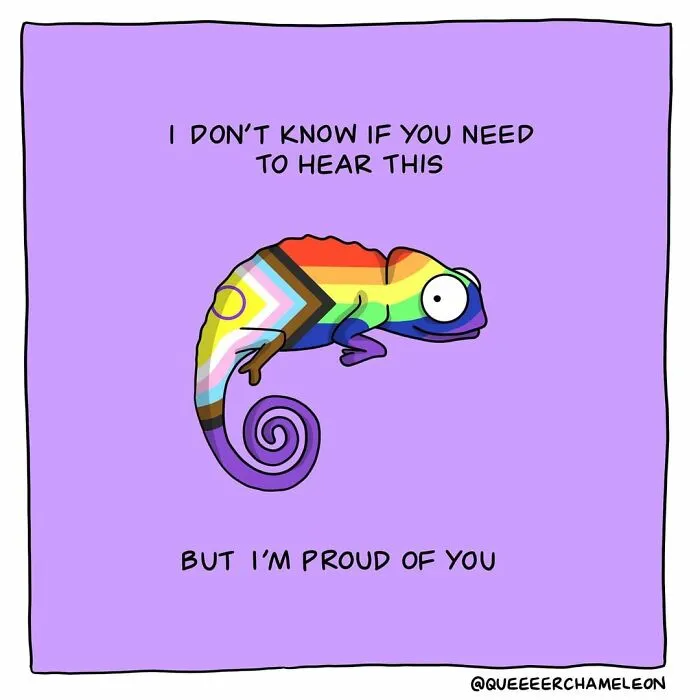 Artist Creates Queer Chameleon Comics Where The Characters Talk About Their Sexualities And Identities (26 Pics)