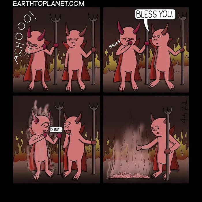 This Artist Makes Comics About Absurd And Fun Situations That Might Make You Laugh (40 Pics)
