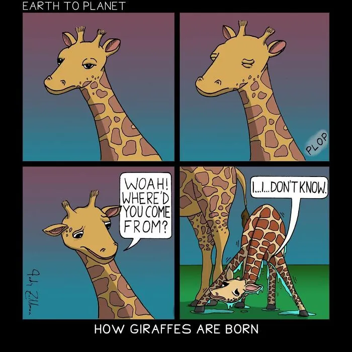 This Artist Makes Comics About Absurd And Fun Situations That Might Make You Laugh (40 Pics)