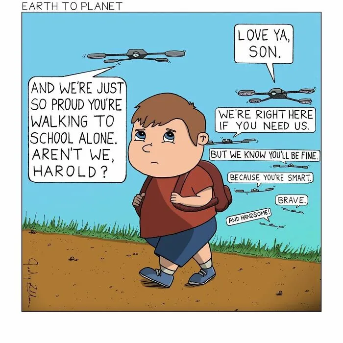 This Artist Makes Comics About Absurd And Fun Situations That Might Make You Laugh (40 Pics)
