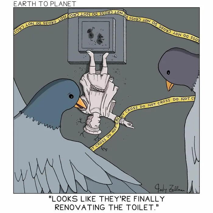 This Artist Makes Comics About Absurd And Fun Situations That Might Make You Laugh (40 Pics)