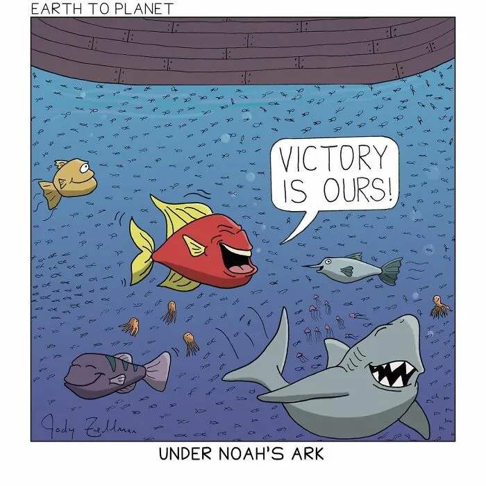 This Artist Makes Comics About Absurd And Fun Situations That Might Make You Laugh (40 Pics)