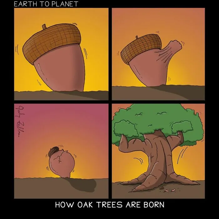 This Artist Makes Comics About Absurd And Fun Situations That Might Make You Laugh (40 Pics)