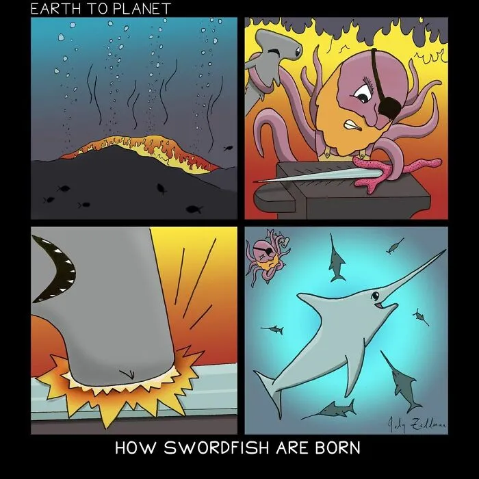 This Artist Makes Comics About Absurd And Fun Situations That Might Make You Laugh (40 Pics)