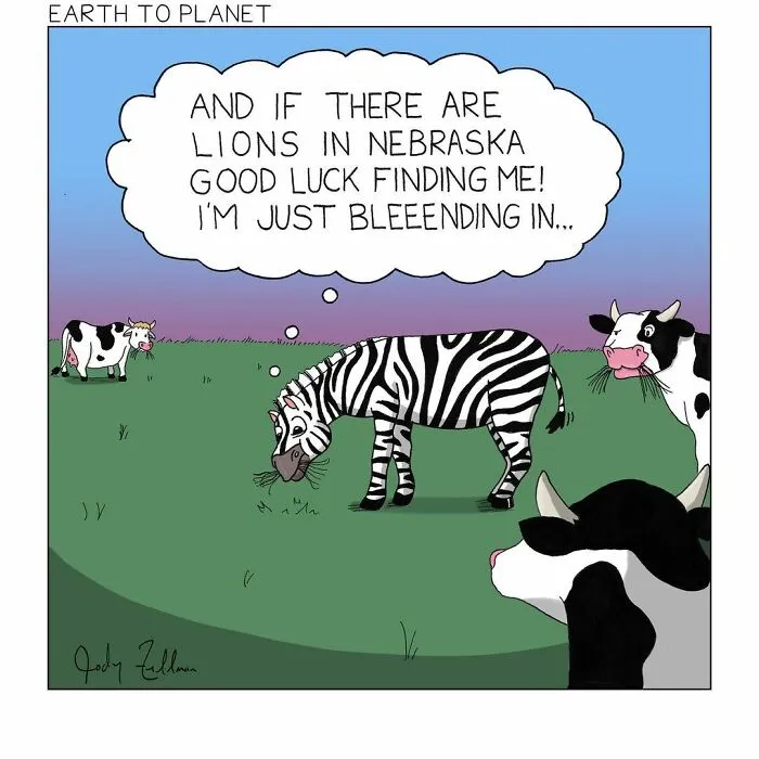 This Artist Makes Comics About Absurd And Fun Situations That Might Make You Laugh (40 Pics)