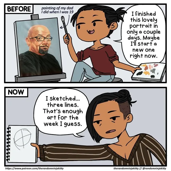 Artist Illustrates 40 Comics About Everyday Problems That Her 98k Fans Relate To (New Pics)