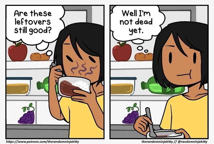 Artist Illustrates 40 Comics About Everyday Problems That Her 98k Fans Relate To (New Pics)