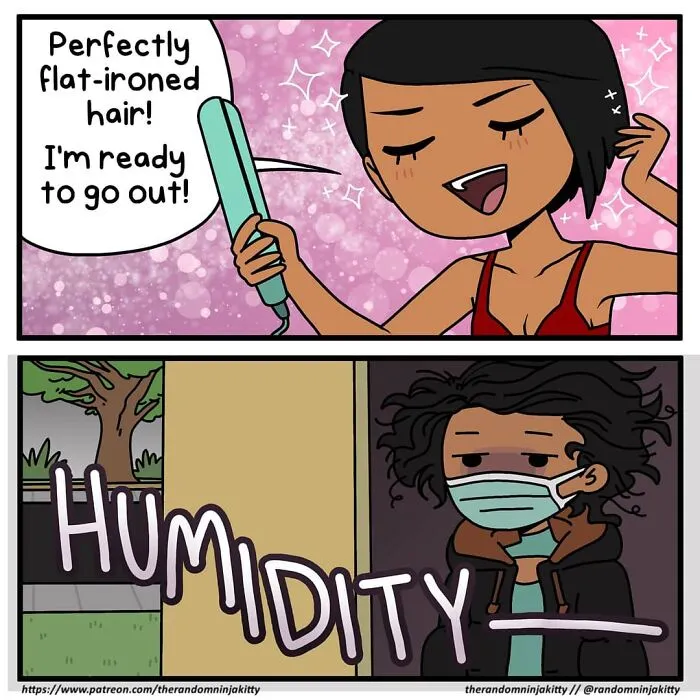 Artist Illustrates 40 Comics About Everyday Problems That Her 98k Fans Relate To (New Pics)