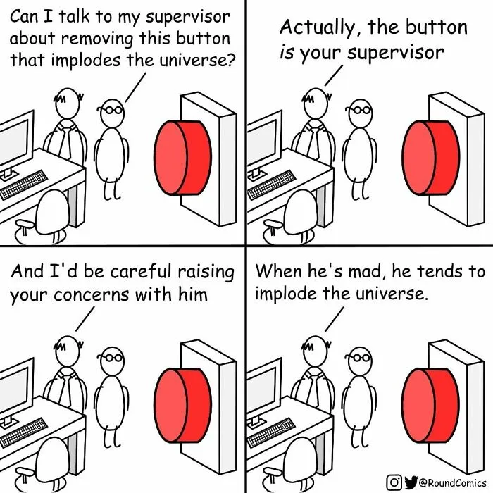 Artist Makes Silly-Looking Comics With Unexpected Twists On Everyday Situations (30 Pics)