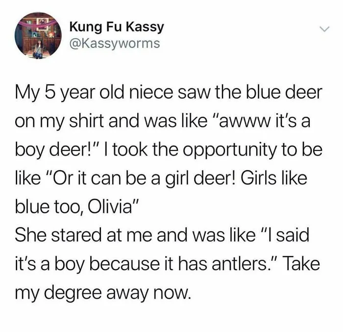 Well, that was unexpectedly true