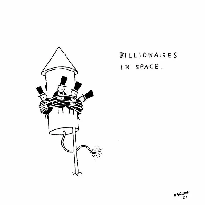 Icelandic Cartoonist Reveals His Grim Sense Of Humor, And Here Are 40 Cartoons To Prove It (New Pics)