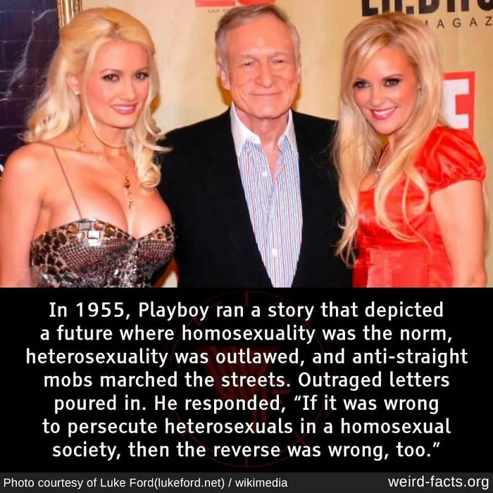 Three people smiling at an event, illustrating weird facts about the world and social perspectives from history.