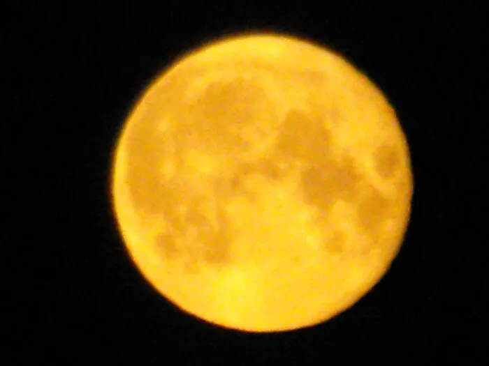 A Photo I Took Of A Harvest Moon  A Few Years Ago.
