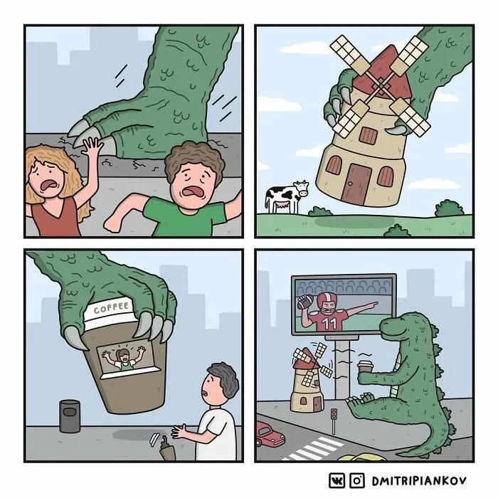This Artist Makes Dark Humor Comics With Surprising Endings (30 Pics)