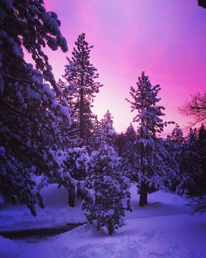 Beautiful Sunrise In Green Valley Lake California