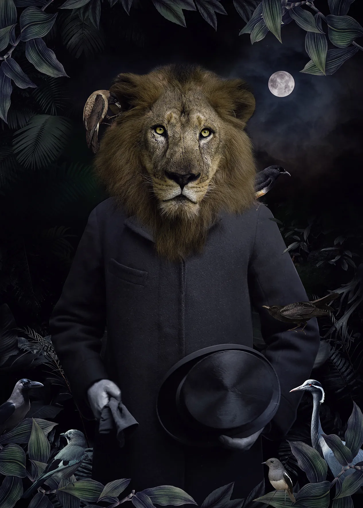 Never Forget The Forest - We Created Magical Collages Dedicated To Animals, Nature And Our Fragile Planet.