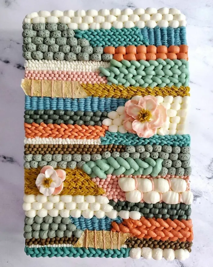 60 Decorated Cakes That Like They’ve Been Embroidered By This Food Artist