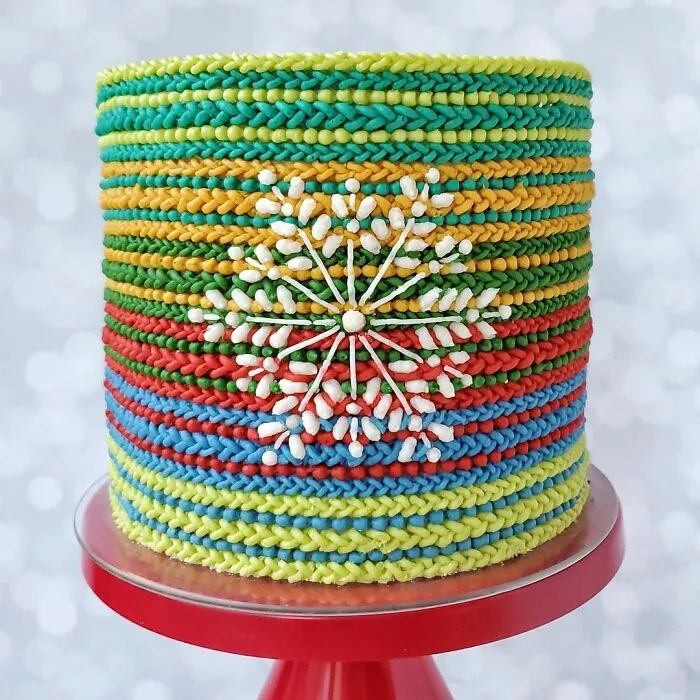 60 Decorated Cakes That Like They’ve Been Embroidered By This Food Artist