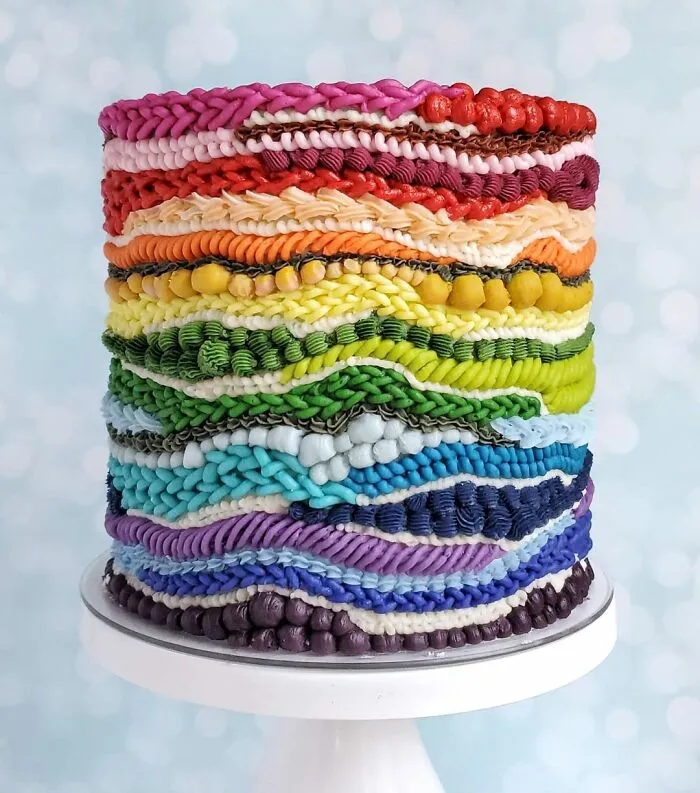 60 Decorated Cakes That Like They’ve Been Embroidered By This Food Artist