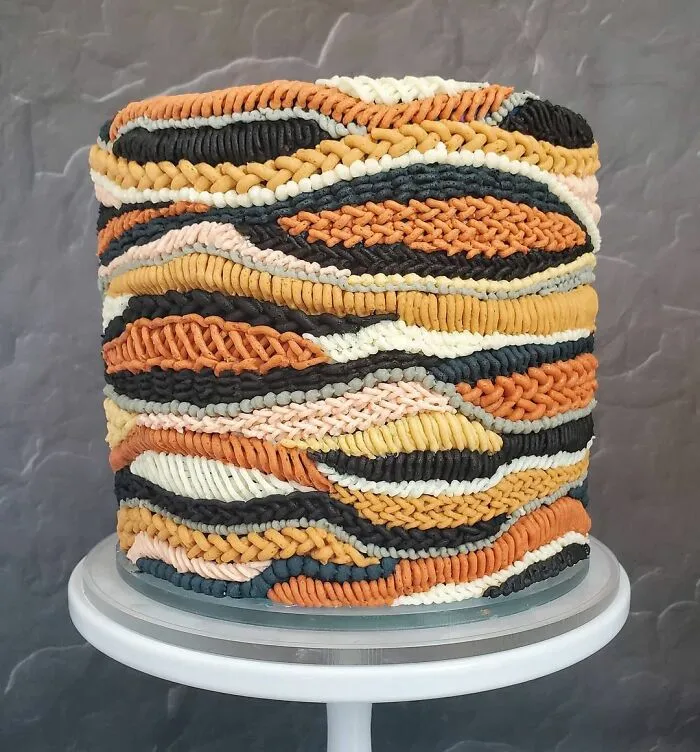 60 Decorated Cakes That Like They’ve Been Embroidered By This Food Artist