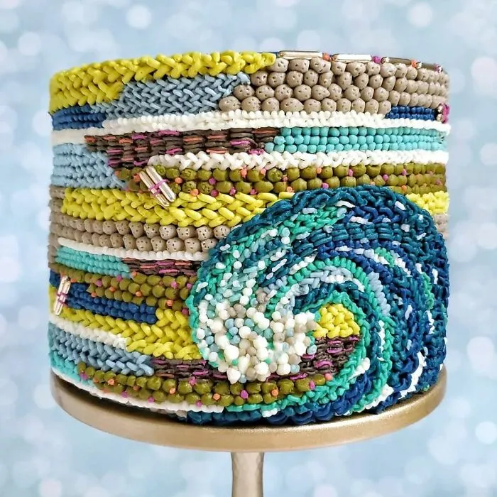 60 Decorated Cakes That Like They’ve Been Embroidered By This Food Artist