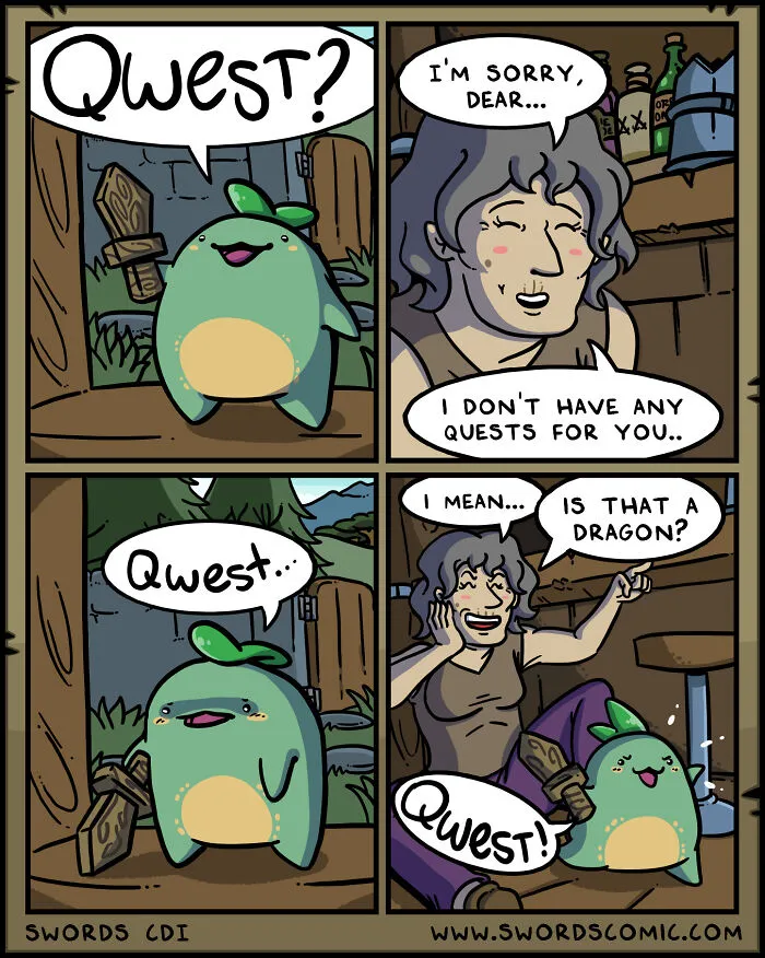 I Make Comics About A Fantasy World Where Everyone And Everything’s Weapon Of Choice Is A Sword (23 Pics)