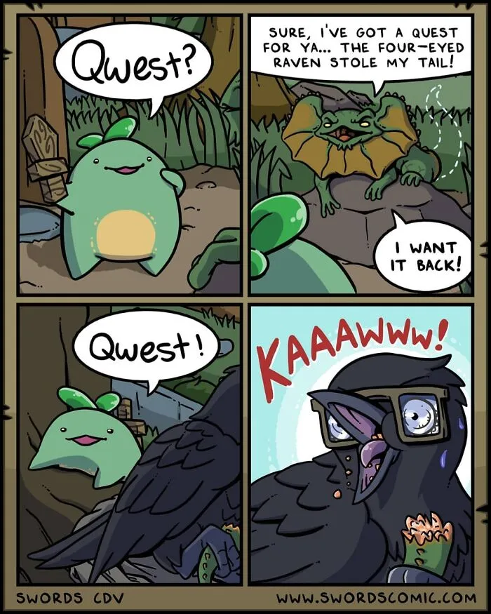 I Make Comics About A Fantasy World Where Everyone And Everything’s Weapon Of Choice Is A Sword (23 Pics)
