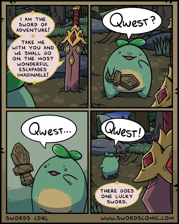 I Make Comics About A Fantasy World Where Everyone And Everything’s Weapon Of Choice Is A Sword (23 Pics)