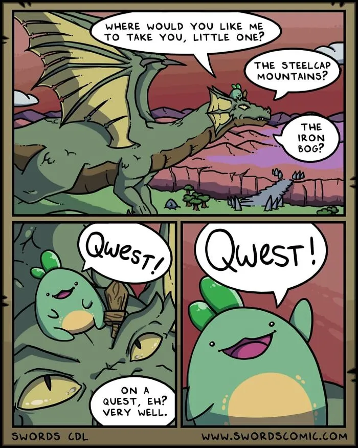 I Make Comics About A Fantasy World Where Everyone And Everything’s Weapon Of Choice Is A Sword (23 Pics)