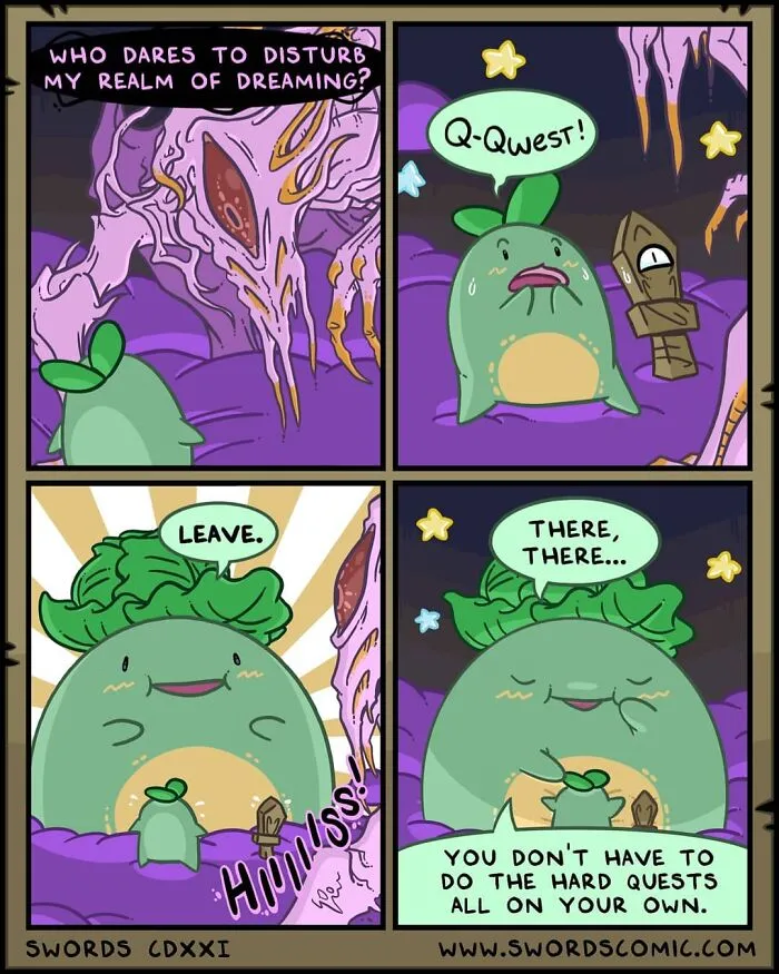 I Make Comics About A Fantasy World Where Everyone And Everything’s Weapon Of Choice Is A Sword (23 Pics)
