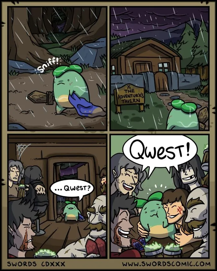 I Make Comics About A Fantasy World Where Everyone And Everything’s Weapon Of Choice Is A Sword (23 Pics)