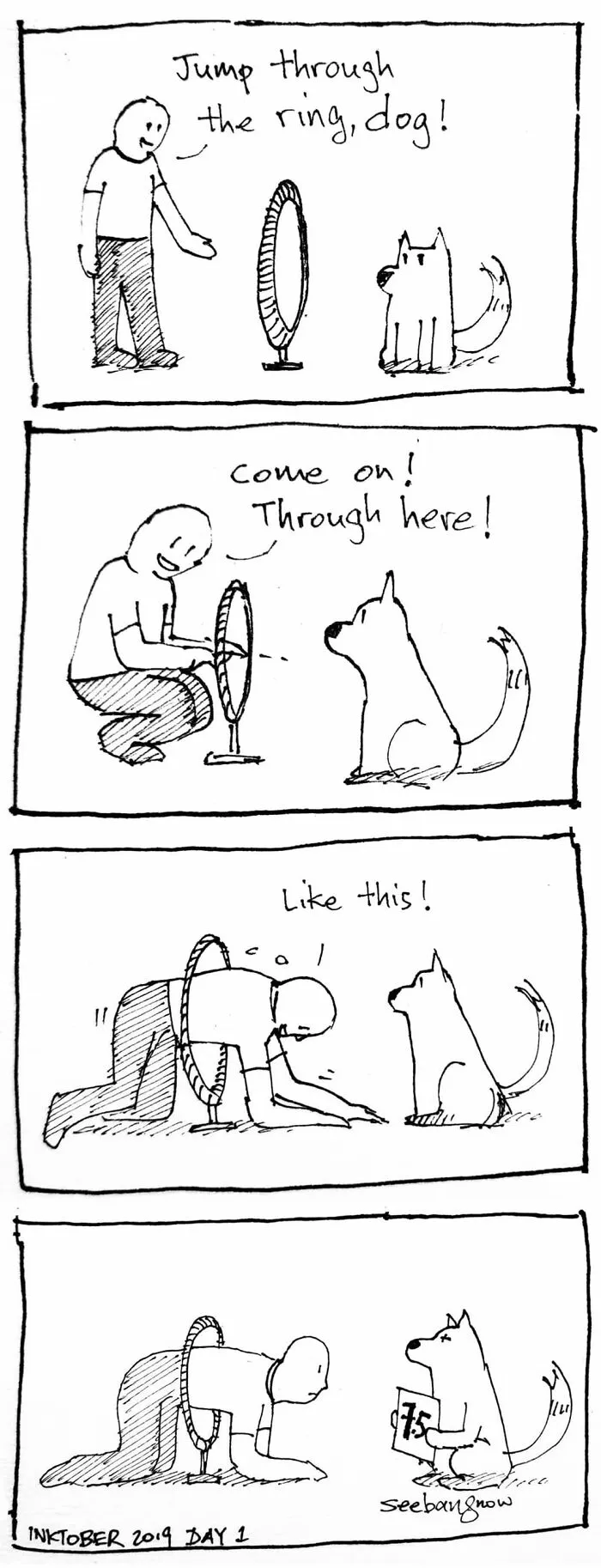 30 Comics That Show What Living With A Dog Is Really Like, By Xibang