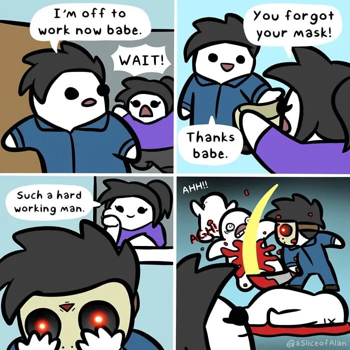 47 Funny "Slice Of Alan" Comics With Cheeky Humor And Dark Twists