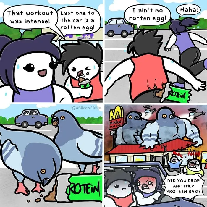 47 Funny "Slice Of Alan" Comics With Cheeky Humor And Dark Twists