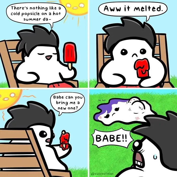 47 Funny "Slice Of Alan" Comics With Cheeky Humor And Dark Twists